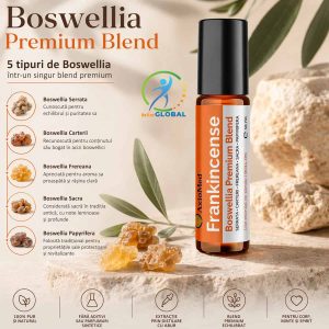 ulei tămâie roll on premium| 5 specii boswellia | axiomed™