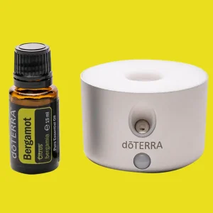 difuzor lumist™ și ulei bergamot™ dōterra