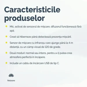 difuzor lumist™ și ulei bergamot™ dōterra