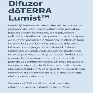 difuzor lumist™ și ulei bergamot™ dōterra