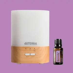 difuzor lumo™ și ulei serenity™ dōterra