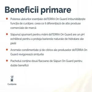 săpun spumant concentrat pentru mâini on guard™ dōterra
