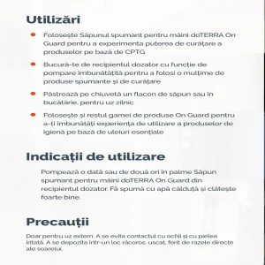 săpun spumant concentrat pentru mâini on guard™ dōterra
