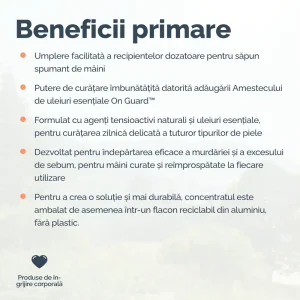 săpun spumant concentrat pentru mâini on guard™ dōterra