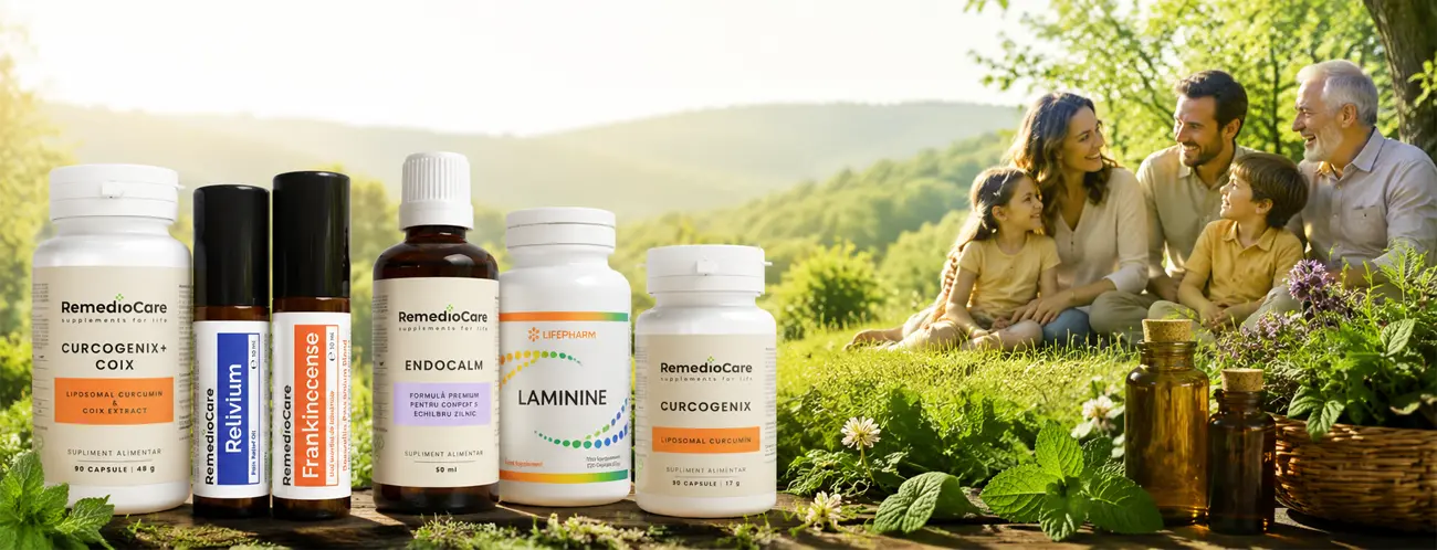 Natură verde și familie în aer liber — suplimente naturale Bio Familie
