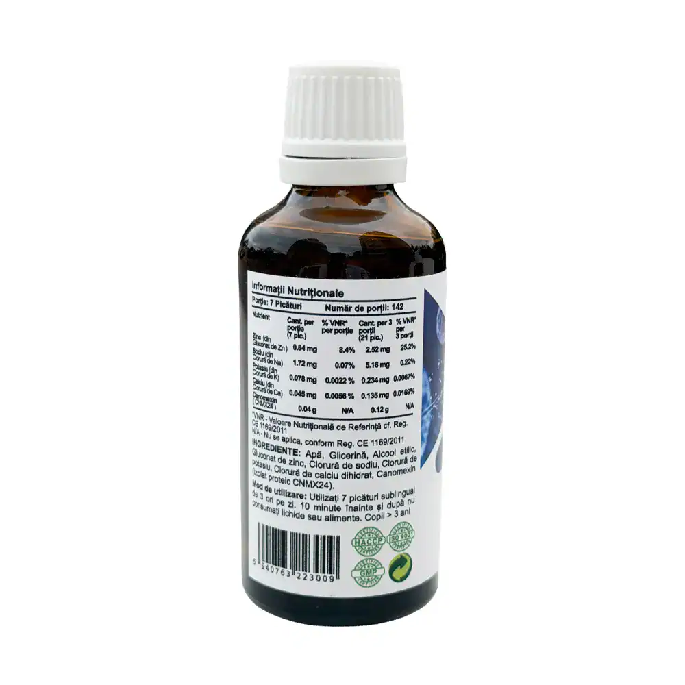 Oncozine – Zinc Sublingual în Picături, 50 ml - imagine 4