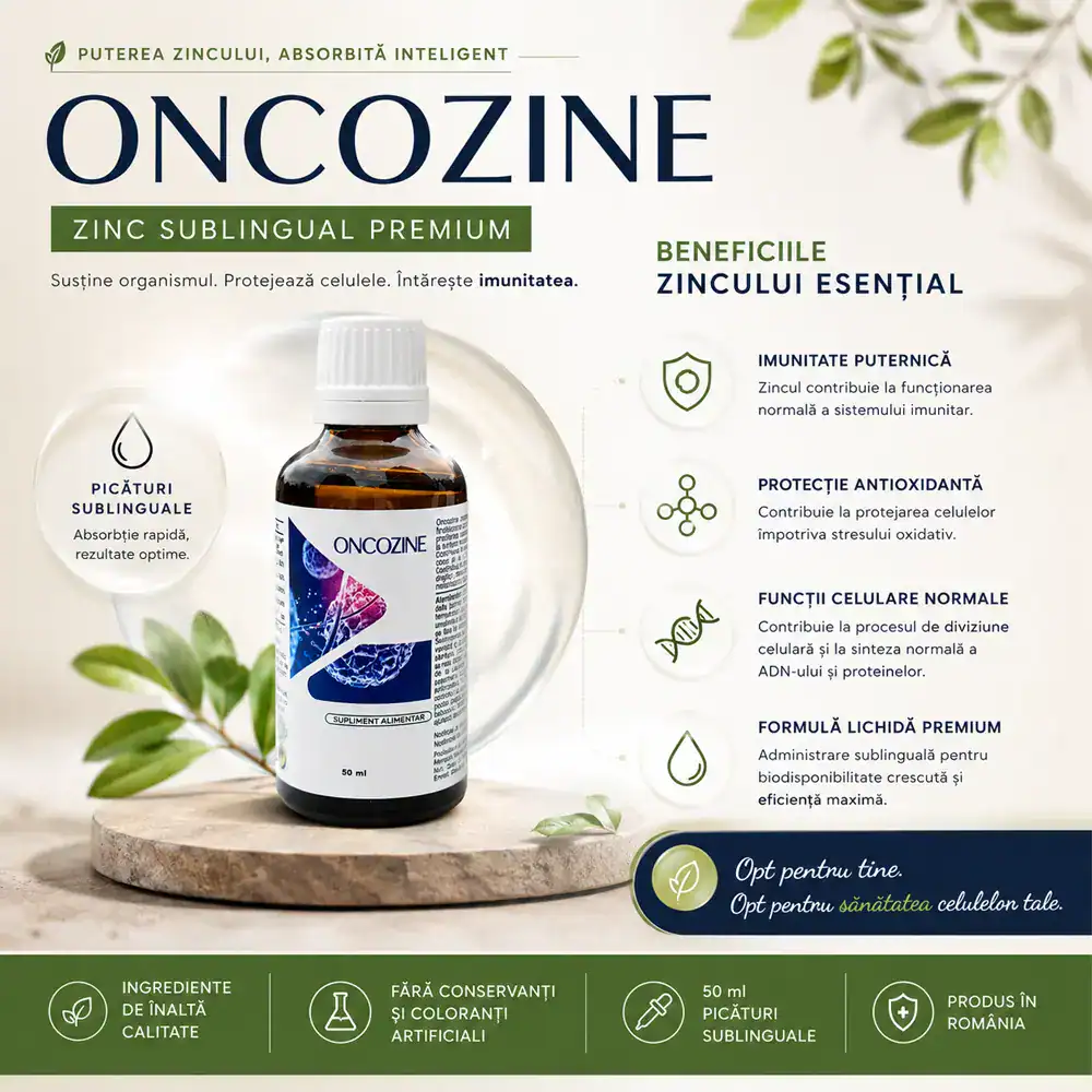 Oncozine – Zinc Sublingual în Picături, 50 ml - imagine 5
